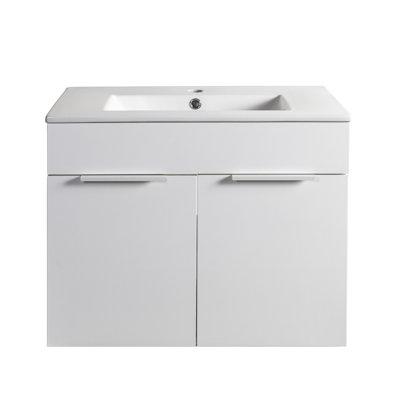 Galaverna 71cm Single Bathroom Vanity Base Only in White