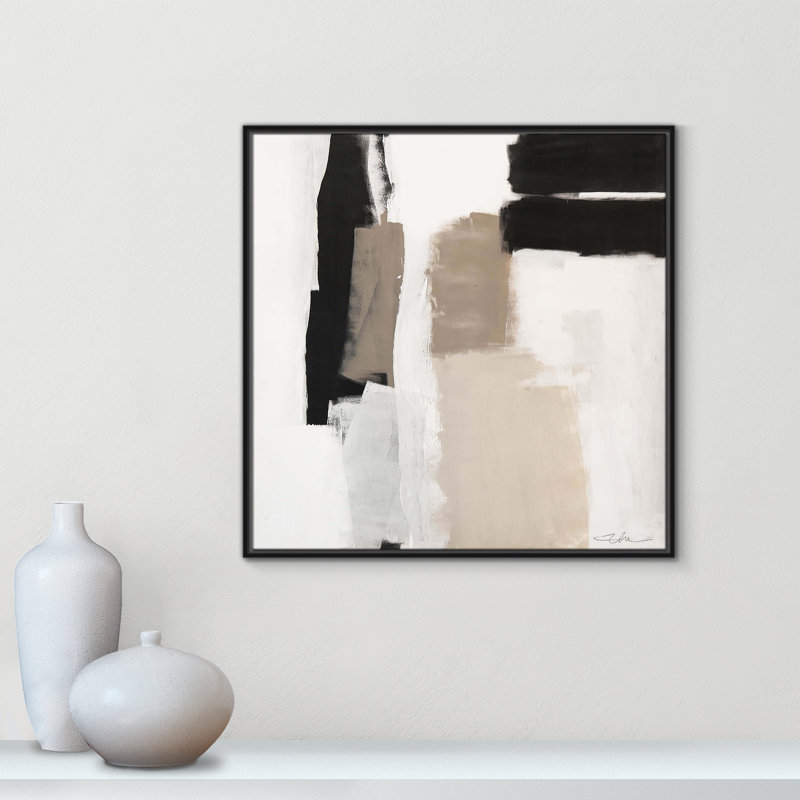 «Earth Scapes II-A» par Casa Fine Arts, Cadre flottant noir, H 31,5 po x l 31,5 po x P 2 po