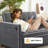 Brittany 54.2" Velvet Sleeper Sofa with USB Port and Storage Side Pockets-1922630944