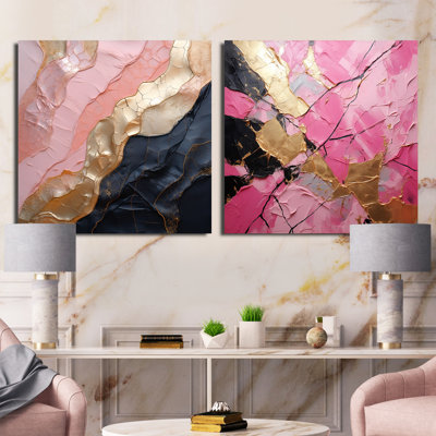 Dover - Abstract Spirals Square Collage Set Of 2
