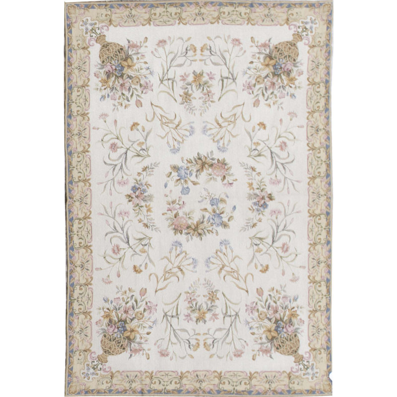 Wool Floral Area Rug