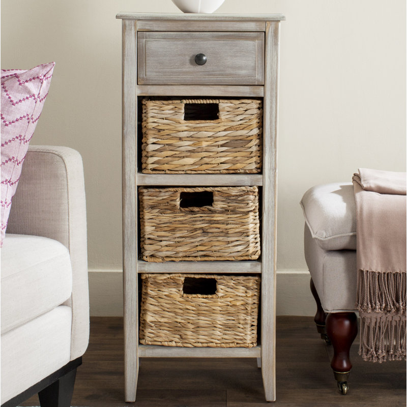 Silverview Solid Wood 96.52cm W 1 - Drawer Chest of Drawers, Brown