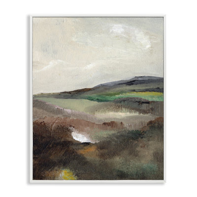  «Misty Hills Land», art de la giclée encadrée par Nikita Jariwala