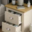 Octave 2 Drawer Bedside Table-419469982