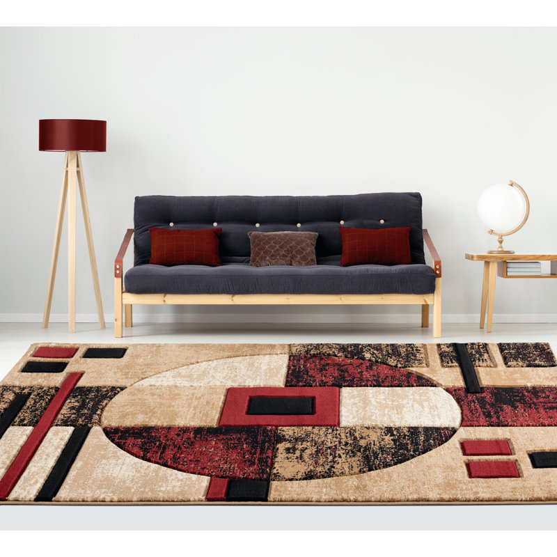Tapis rouge Merito, Rectangle 1 pi 10 po x 2 pi 8 po