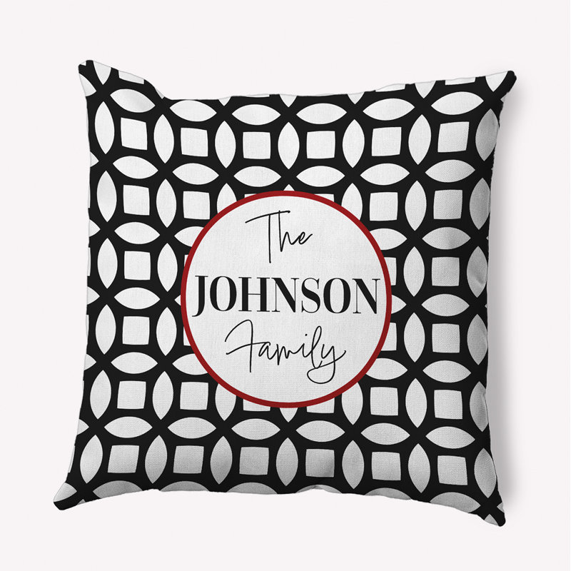 Geometric Throw Pillow, 18" x 18", Yes