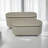 Britanie 110cm Wide Oval Solid Colour Standard Ottoman with Storage