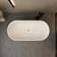 59" Freestanding Soaking Acrylic Bathtub