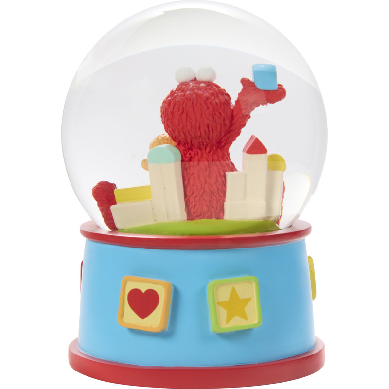 Precious Moments Sesame Street Elmo’s Playtime Musical Snow Globe ...