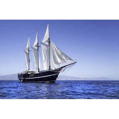 Majestic Sailboat - Wrapped Canvas Print
