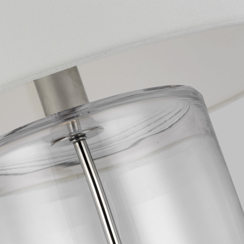 Garrett Table Lamp, Polished Nickel