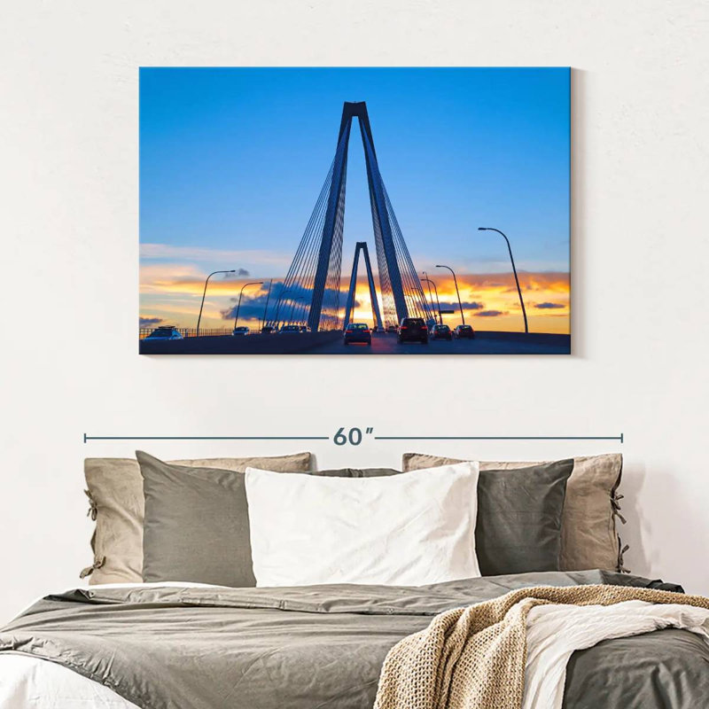 Lilie Cooper River Bridge, 32" H x 48" W