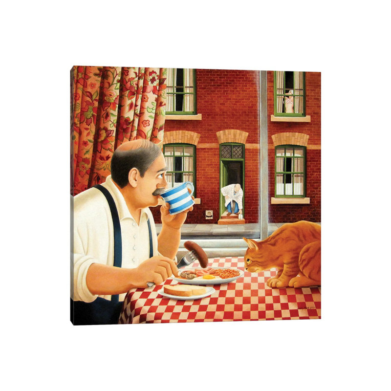 Arthur's Morning by Vicky Mount - Painting on Canvas, 45.72cm H x 45.72cm W x 3.81cm D, Wrapped Canvas
