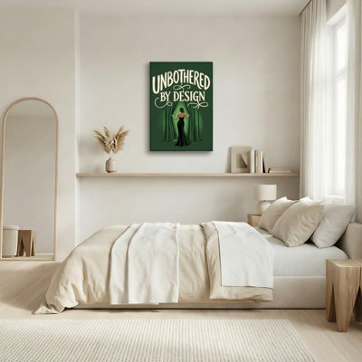 Unbothered By Design Canvas Wall Art Oil Painting Print Set Of 1