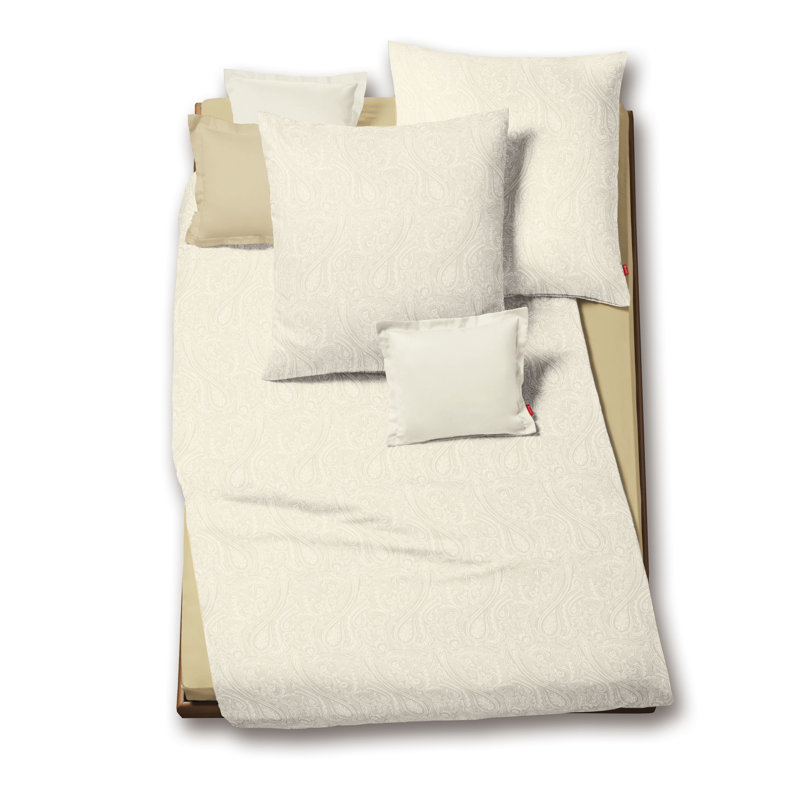 Zürich 255 TC Duvet Cover Set, 155 x 220cm Duvet Cover + 1 Pillowcase, Melange Wool