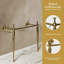 Pieds de lavabo console en laiton et acier inoxydable-129077519