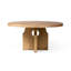 Allandale Round Dining Table in Black Elm-770172902