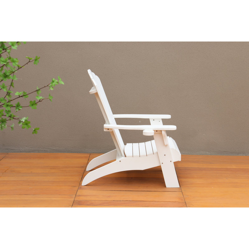 Fauteuil à bascule blanc