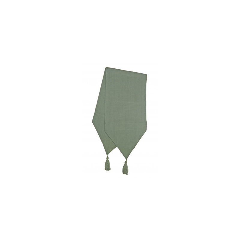 Chemin de table Weybridge, 54 po x 13 po, Vert mousse