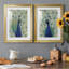 «Blue Peacock I», reproduction encadrée de qualité supérieure - prête à être accrochée-480692049-480692054