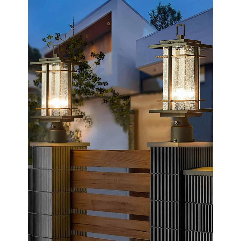Lampadaire extérieur pour pilier Dusk To Dawn