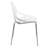 Hadda Stackable Dining Chair with Floral Cutout Back and Stainless Steel Legs – Modern Metal Side Chair for Kitchen, Dining Room, or Restaurant-434286767