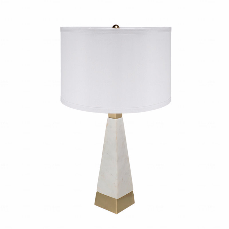 Table Lamp, With Drum Shade