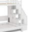 Lit escamotable double sur double avec lève-personne hydraulique et conception de bureau-423656183