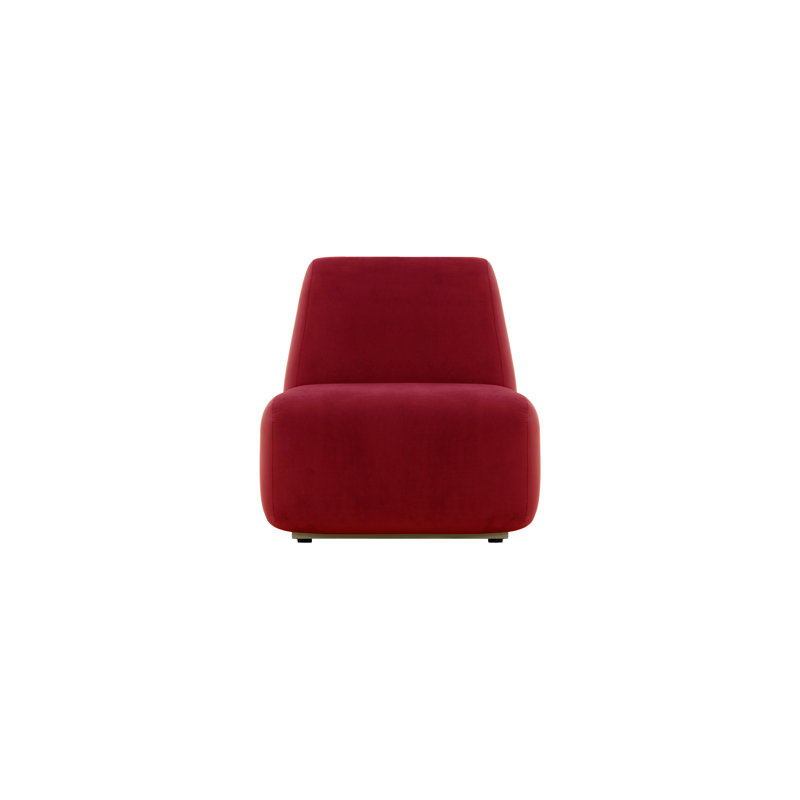 Dilly Upholstered Armchair, Red