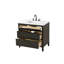 Meuble-lavabo simple 36 po en chêne chocolat-849997516-849997504
