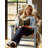 Big & Tall Oversized Rocking Chair Outdoor, Heavy Duty 400 lbs High-Back Patio Rocker, Weather-Resistant HIPS Poly Construction, 22" x 21" Wide Seat Porch Furniture, Gray-1795476180