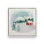 Holiday Cabin in Snow, reproduction sur toile dans un cadre poli-105813439-105813440