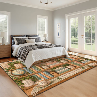 Faux Fur Abstract Rug