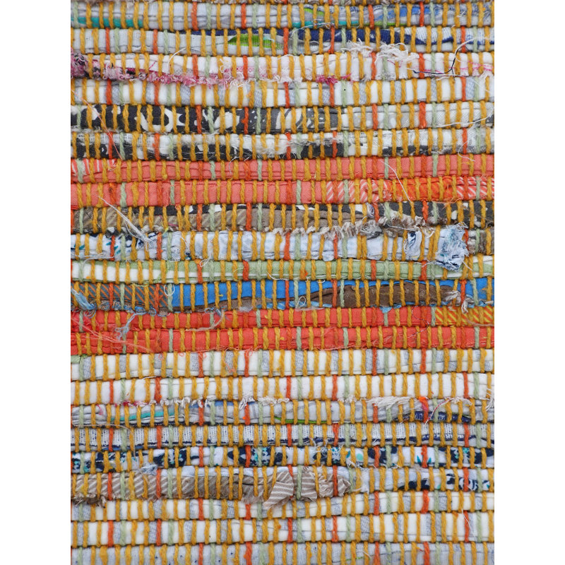 Chindi Hand Woven Kilim Yellow Rug, Rectangle 200 x 290cm