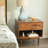 Ava 22'' Wide Solid Wood Nightstand With 1 Drawer and Open Storage-422034944