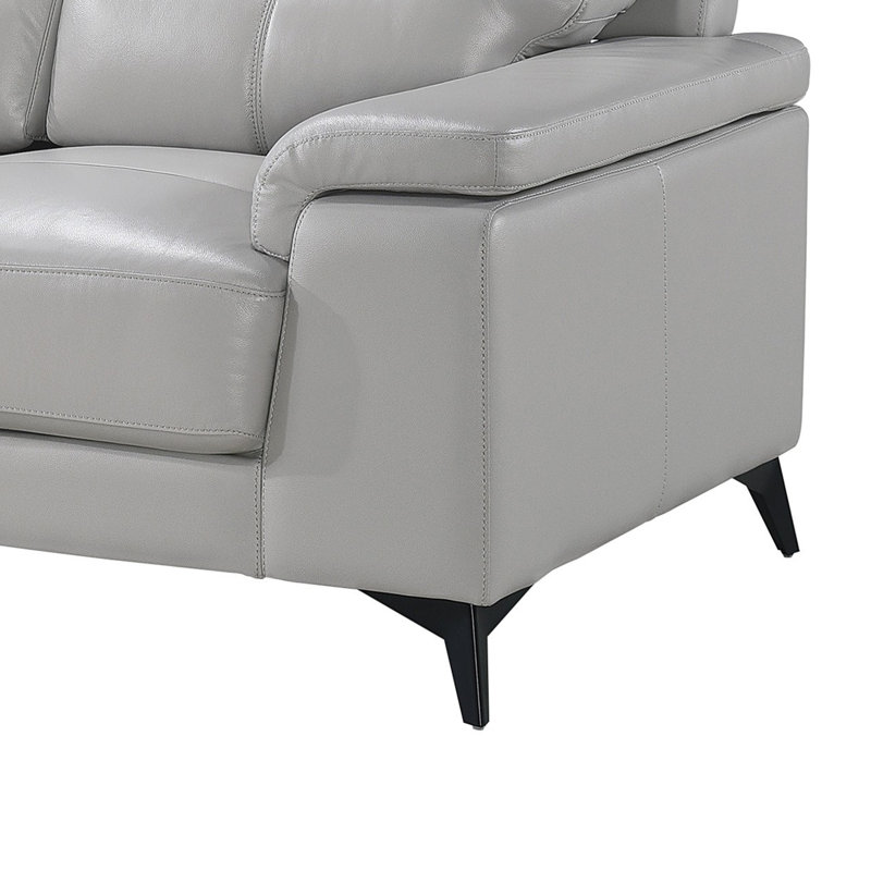 Canapé à accoudoirs coussinés 88,75 po