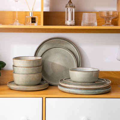 Zoha 12 Piece Dinnerware Set - Service for 4