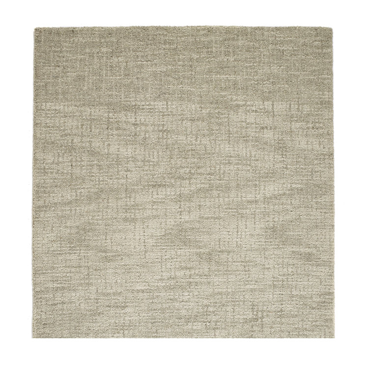 Aquinnah Solid Colour Wool Hand Tufted Area Rug