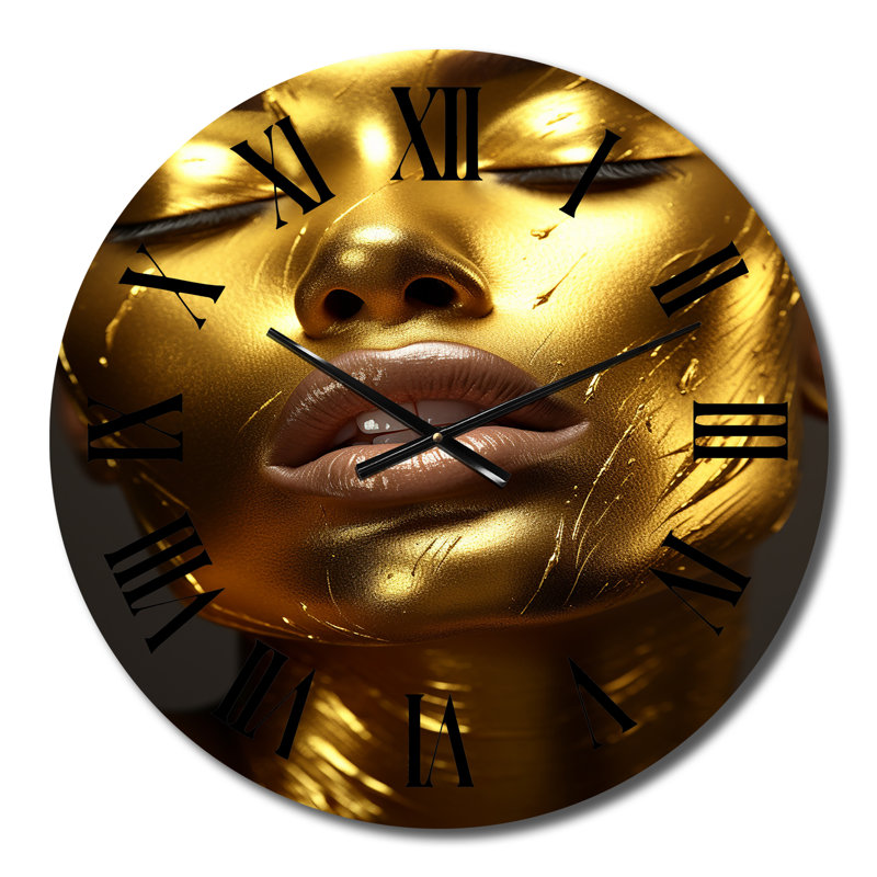 Horloge murale Golden Face, Médium