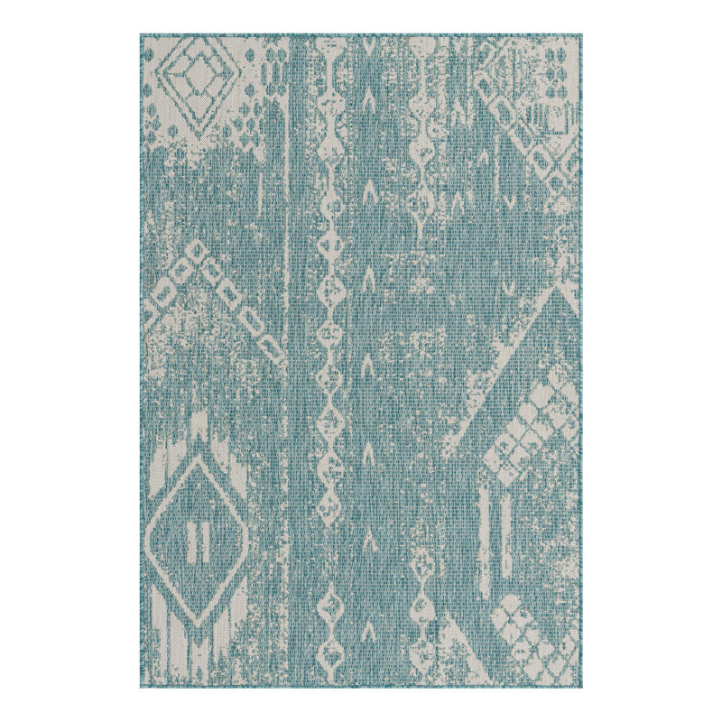 Medford Geometric Indoor / Outdoor Rug, Rectangle 4' x 6'