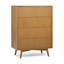 Solid Wood 76cm W 4 - Drawer Chest of Drawers-124354467