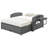 Outdoor metal frame rattan weave daybed-1303728946