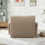 Fauteuil en chenille rembourré avec sièges profonds-1572043541