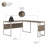 Jovonne L-Shaped Computer Desk Office Set in Modern Hickory - Reversible-1217231431