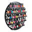 Red Barrel Studio® Wall Mounted 5 Tier Nail Polish Rack Holder, Tree Silhouette Round Metal Salon Wall Art Display, Black 3ED2763B62DC45068911A9BF676555F9