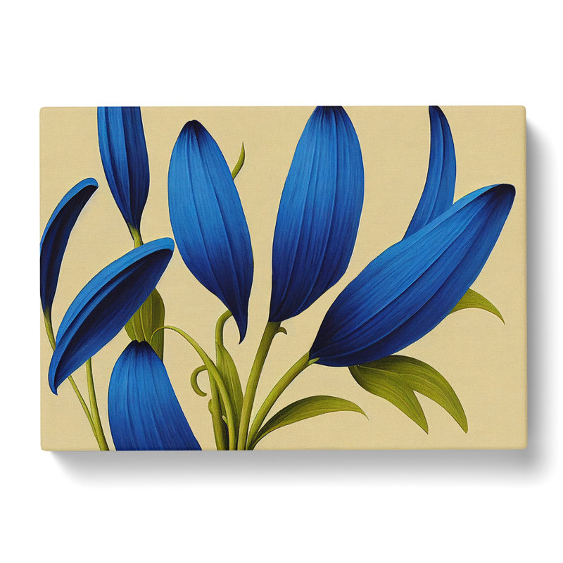 Royal Flowers - Wrapped Canvas, 35cm H x 50cm W x 3cm D