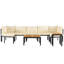 Ensemble de canapé modulaire de patio moderne avec coussins-877172033