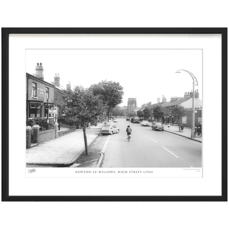 Newton-Le-Willows, High Street C1965 by Francis Frith - Single Picture Frame Print, 60cm H x 80cm W x 2.3cm D