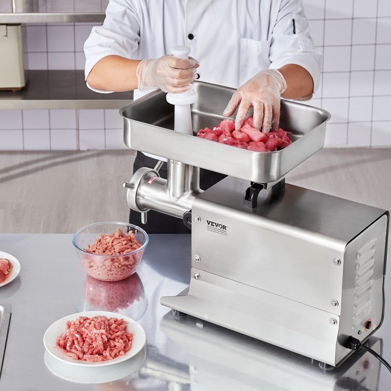 Hachoir à viande commercial commercial 13 lb / min, H 19,29 po x l 25,98 po