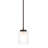 Mini luminaire suspendu 1 lumière avec double verre suspendu-90149189